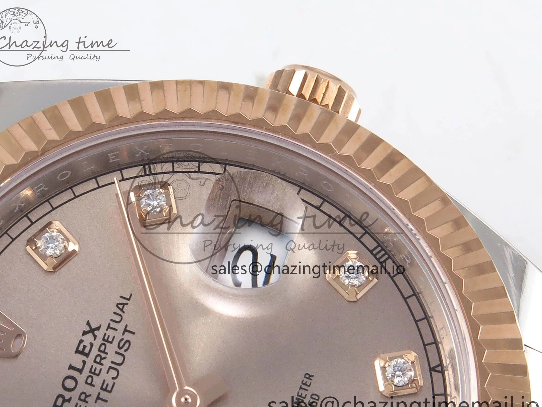 1:1 126331 Bracelet RG 904L DateJust Oyster SH3235（Gain on SS RG 41 Best Edition Steel Weight） Diamonds Dial ARF 0414